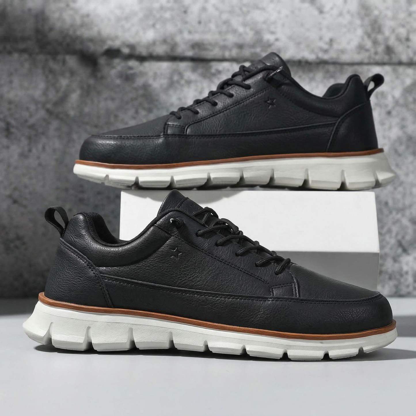 Premium Leder Sneaker – Komfort und Stil für jeden Tag