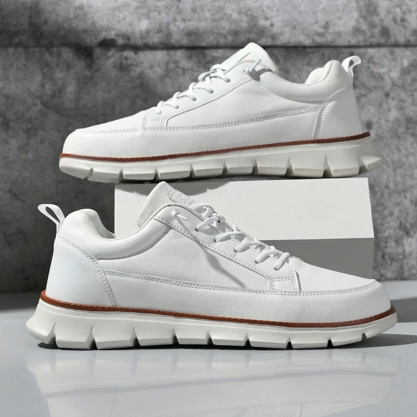 Premium Leder Sneaker – Komfort und Stil für jeden Tag