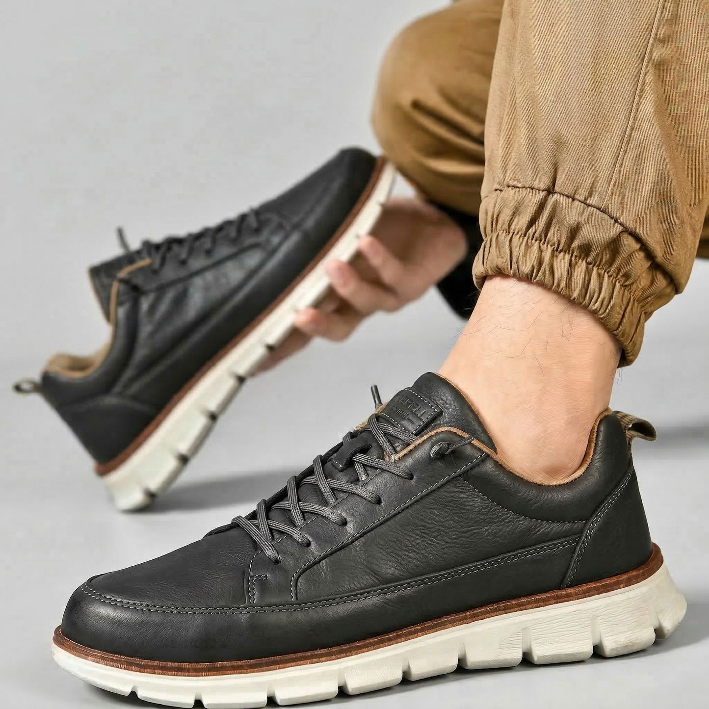 Premium Leder Sneaker – Komfort und Stil für jeden Tag
